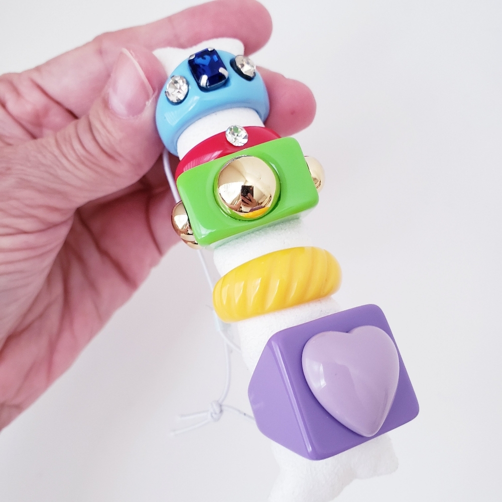 Five Fun Bright Colorful Rings - Picture 8 of 12